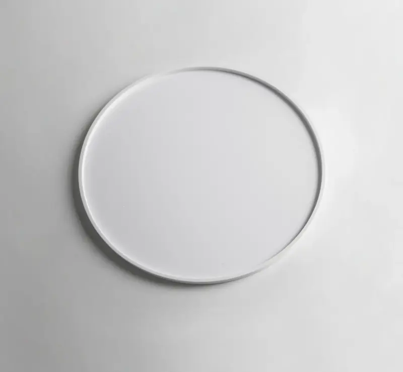 Solid-S dienblad Solid Surface rond mat wit diameter 25 x 1,2 cm 1208832682