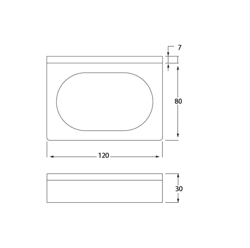 Waterevolution Deep wand zeephouder mat zwart A221PR