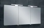 Luxe spiegelkast 160cm met led verlichting opbouw en stopcontact volledig aluminium 1208846392