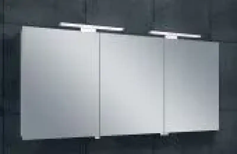 Luxe spiegelkast 160cm met led verlichting opbouw en stopcontact volledig aluminium 1208846392