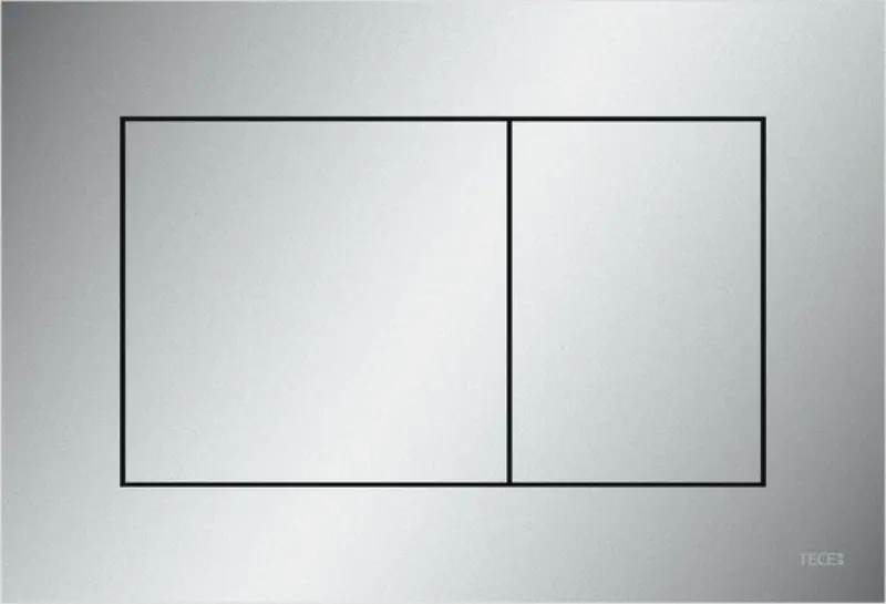 TECE now kunststof WC-bedieningsplaat Mat Chroom 1208851292