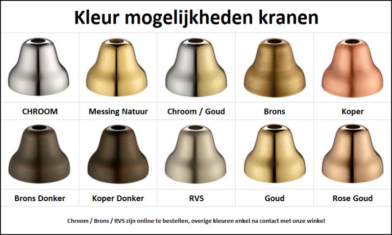 PB klassieke kraan inbouw doucheset 3 weg omsteller met witte hendels Chroom 1208854622