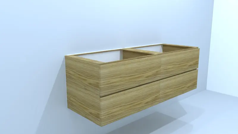 TopLine Amsterdam MAATWERK massief eiken badmeubel met 2 of meer laden