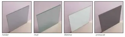 Flavio Napoli Nero MAATWERK inloopdouche helder glas - Mat Zwart Kader en horizontale lijnen - 1208890032