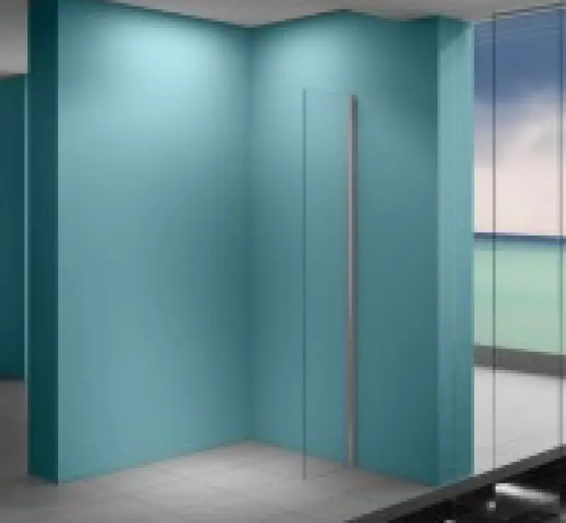 Aquadesign Space zijwand met muurprofiel 40x200cm 8mm BNG40081