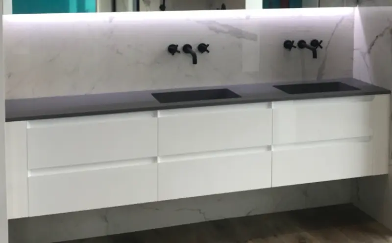 TopLine Laccato badmeubel mat wit 90x45cm 1208913022