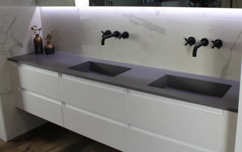 TopLine Laccato badmeubel mat antraciet 80x45cm 1208913112