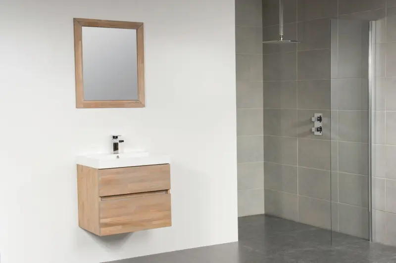 Stern Wood massief eiken wastafelonderkast 80x39cm 1208913392