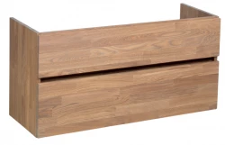 Stern Wood massief eiken wastafelonderkast 100x39cm 1208913402