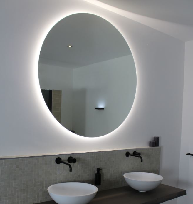 Flavio Ronde Spiegel 120cm met LED indirect rondom FRS120LD