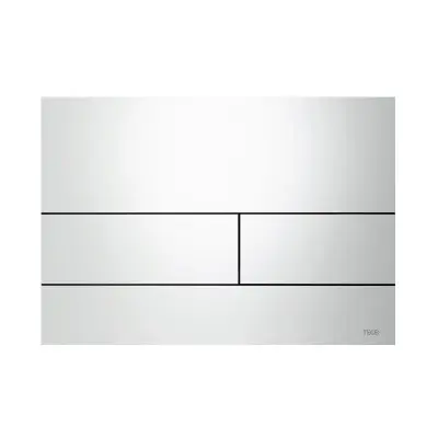 TECEsquare II metaal WC-bedieningsplaat mat Wit 1208914292