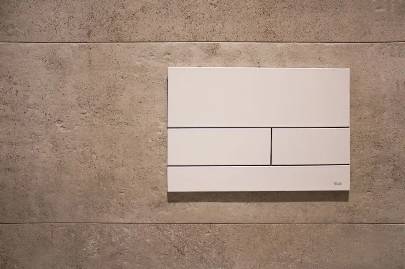 TECEsquare II metaal WC-bedieningsplaat mat Wit 1208914292