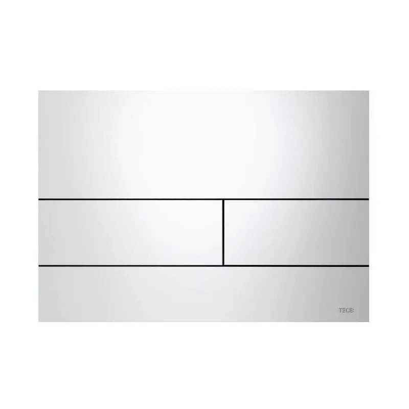 TECEsquare II metaal WC-bedieningsplaat mat Wit 1208914292
