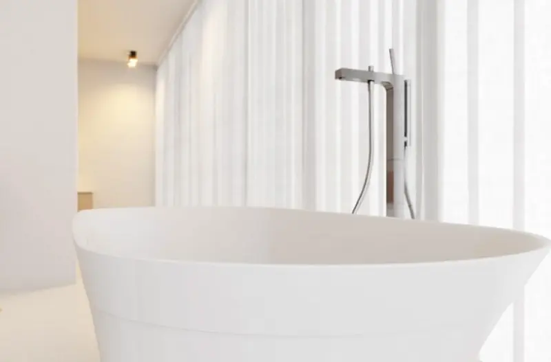 Riho Barca From Scratch vrijstaand bad 170x80 solid surface wit BS60005