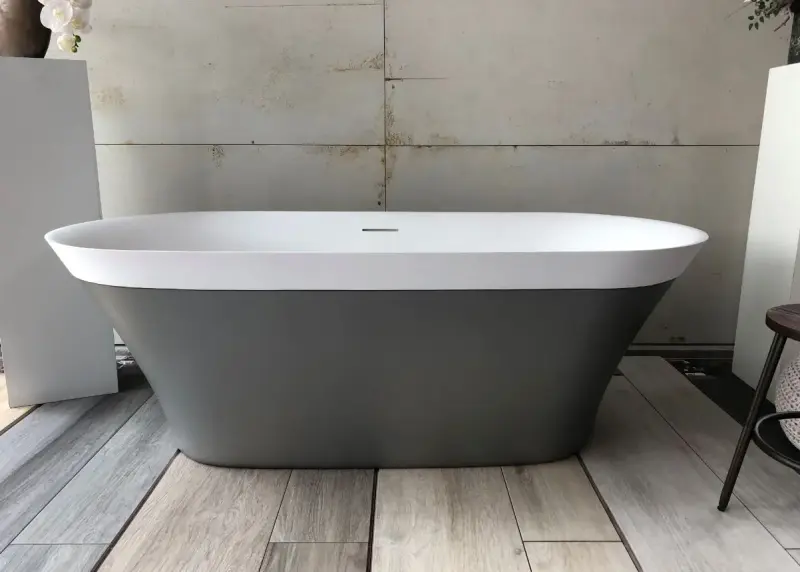 Riho Barca From Scratch vrijstaand bad 170x80 solid surface wit BS60005