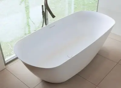Riho Bilo From Scratch vrijstaand bad 165x77 solid surface wit BS65