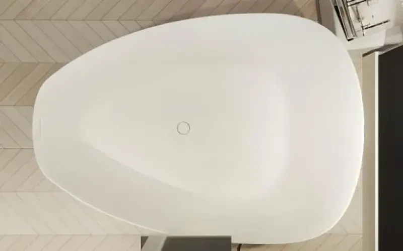 Riho Toledo  From Scratch vrijstaand bad 158x110 solid surface wit BS55