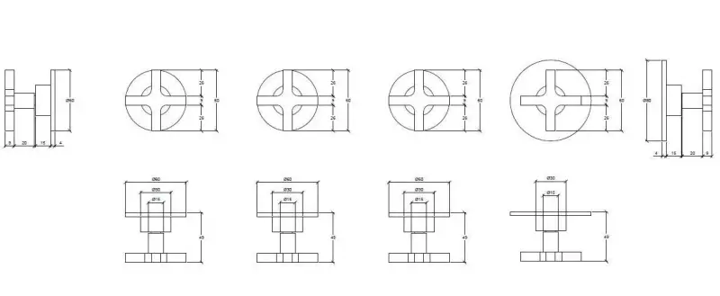 Waterevolution Cruz inbouw douchethermostaat met 3 stopkranen mat zwart 1208916562