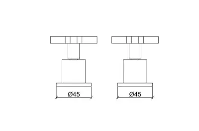 Waterevolution Cruz 3-gats wastafelkraan mat zwart 1208916602