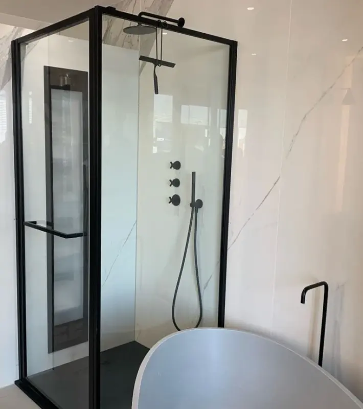 Waterevolution Cruz inbouw 2-weg omsteller mat zwart 1208916832