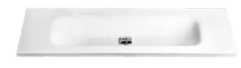 MAATWERK Solid-S Miami Small solid surface vrijhangende wastafel mat wit 1208917799