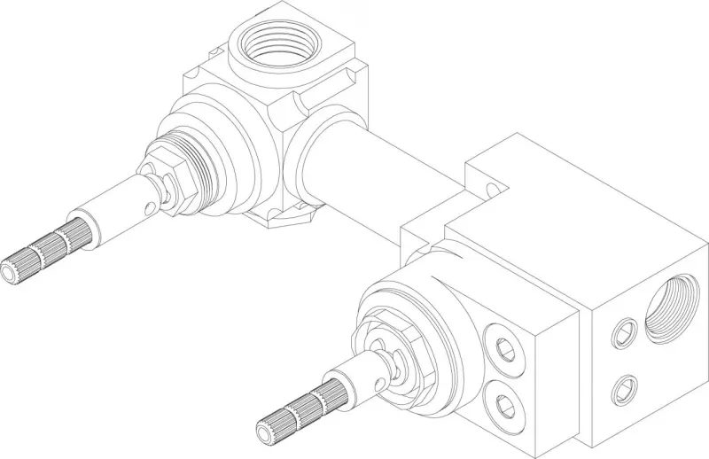Waterevolution Cruz inbouw thermostaat met omsteller mat zwart 1208919595