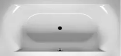 RIHO Linares ligbad 190x90, mat wit, acryl dunne badrand 1208920247
