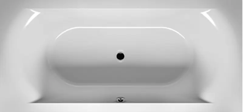 RIHO Linares ligbad 190x90, mat wit, acryl dunne badrand 1208920247