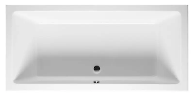 RIHO Lugo ligbad 190x90, mat wit, acryl dunne badrand 1208920249