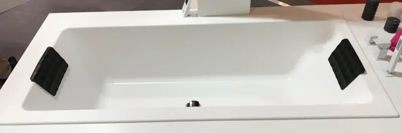 RIHO Lugo ligbad 190x90, mat wit, acryl dunne badrand 1208920249