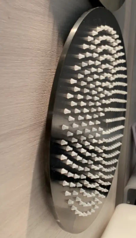 OUTLET Rubio Inox regendouche 300mm volledig RVS in PVD kleur Gun Metal 1208920701 Laatste Product