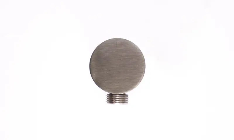 OUTLET Rubio Inox muuraansluitbocht rond volledig RVS kleur PVD Gun Metal 1208920711 Laatste Product