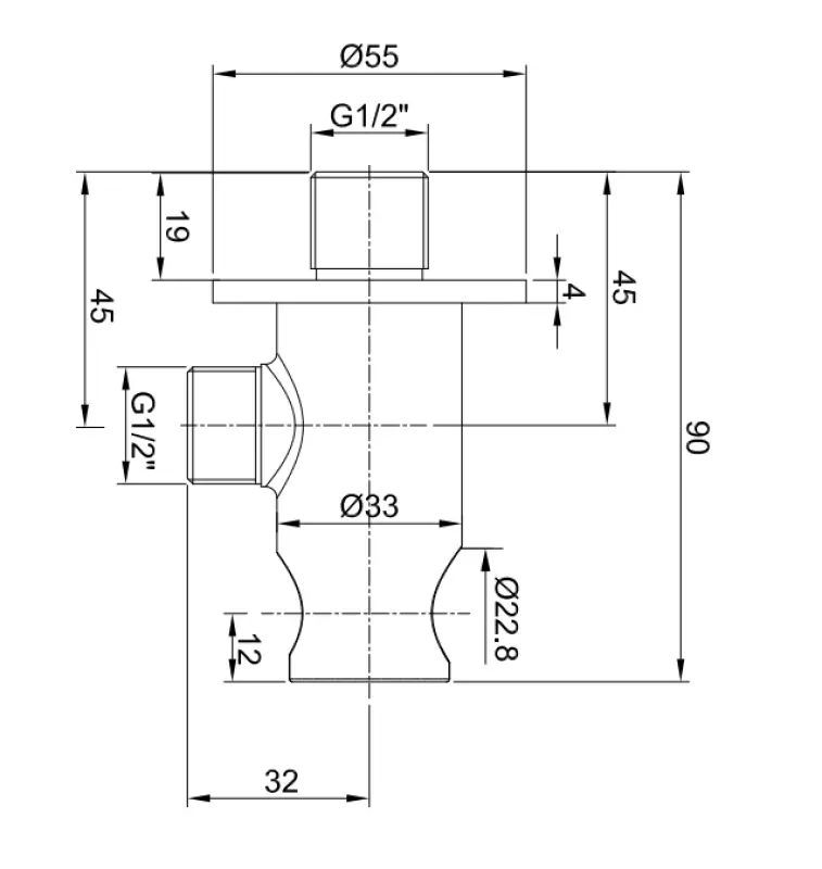 OUTLET Rubio Inox handdouche ophanghaak met watertoevoer volledig RVS kleur PVD Geborsteld Koper 1208920724 Laatste product