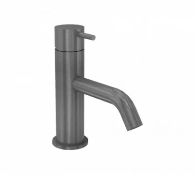 Waterevolution Flow wastafelkraan PVD geborsteld gun metal  T110GME