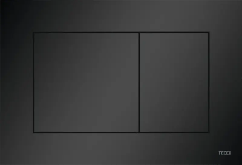 TECE now kunststof WC-bedieningsplaat mat zwart 1208920960