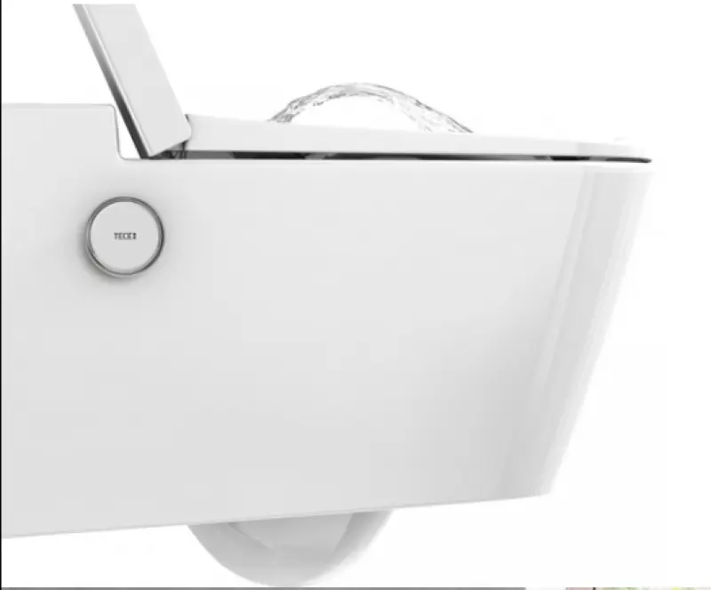 Tece One douche wc inclusief softclosezitting en aansluitset zonder reservoir model koud water 1208920963