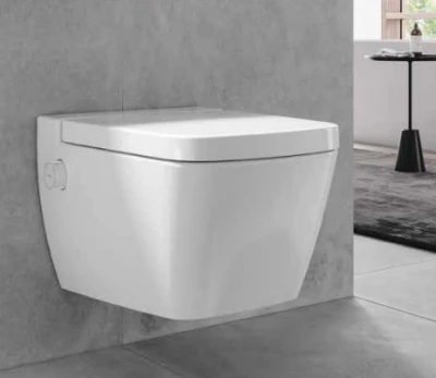 Tece One douche wc inclusief softclosezitting en aansluitset zonder reservoir model warm water 1208920964