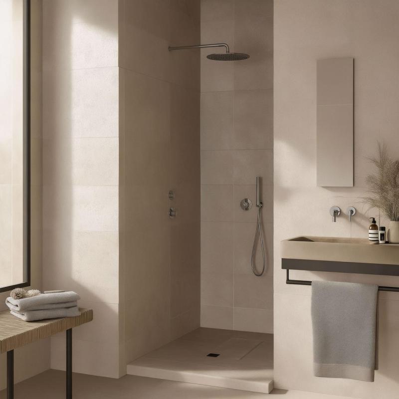 Waterevolution Flow inbouw douchethermostaat met 1 omstelkraan chroom 1208920984