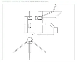 Waterevolution Flow wastafelkraan incl. click plug PVD geborsteld koper T111CPE
