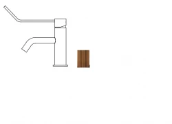 Waterevolution Flow wastafelkraan PVD geborsteld koper T111CPE