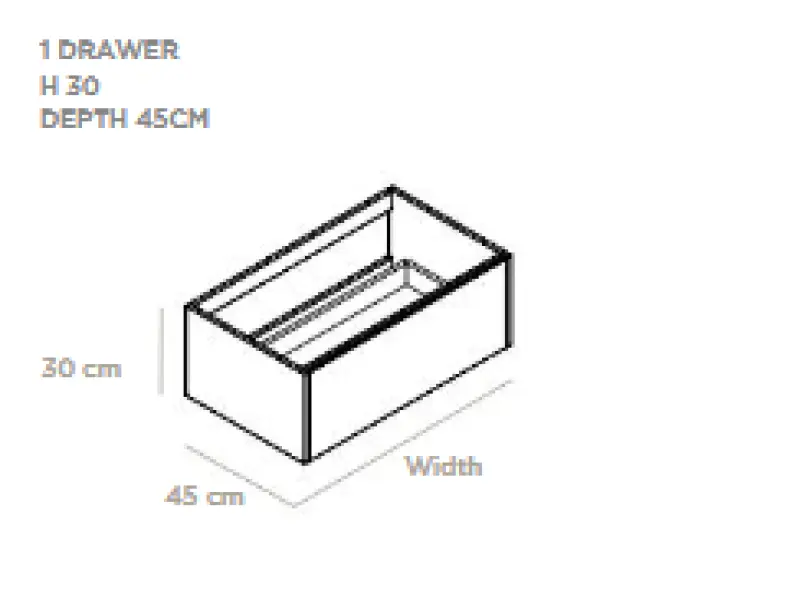 TopLine badmeubelset keramisch marmerlook - 1 lade - 90x45x90cm - inclusief keramisch marmerlook topblad voor een waskom