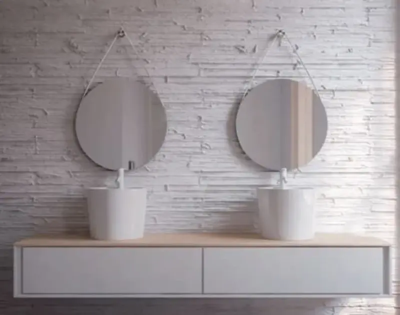 Aquadesign Rope ronde spiegel 60cm zonder frame