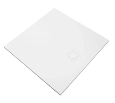 Aquadesign douchevloer finestone 100x160cm mat wit