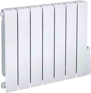 Zehnder Alura elektrische radiator wit ALE-100-056/P