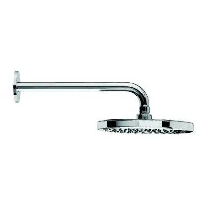 Waterevolution Flow hoofddouche 200mm met muuraansluiting Geborsteld Koper T1641CPE