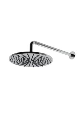 Waterevolution Flow hoofddouche 250mm met muuraansluiting RVS T164125IE