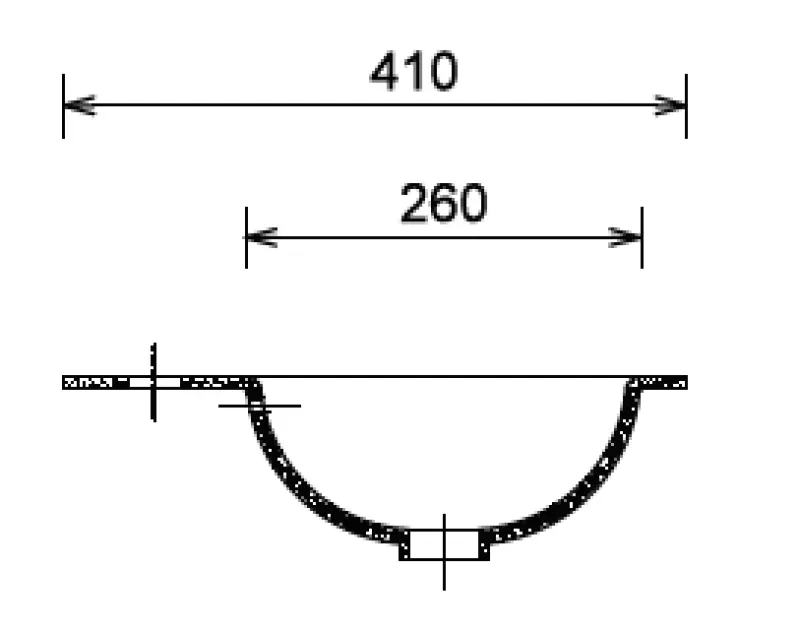 Solid-S Boston solid surface vrijhangende wastafel 190x41x12cm mat wit - 1 wasbak links 1208947498