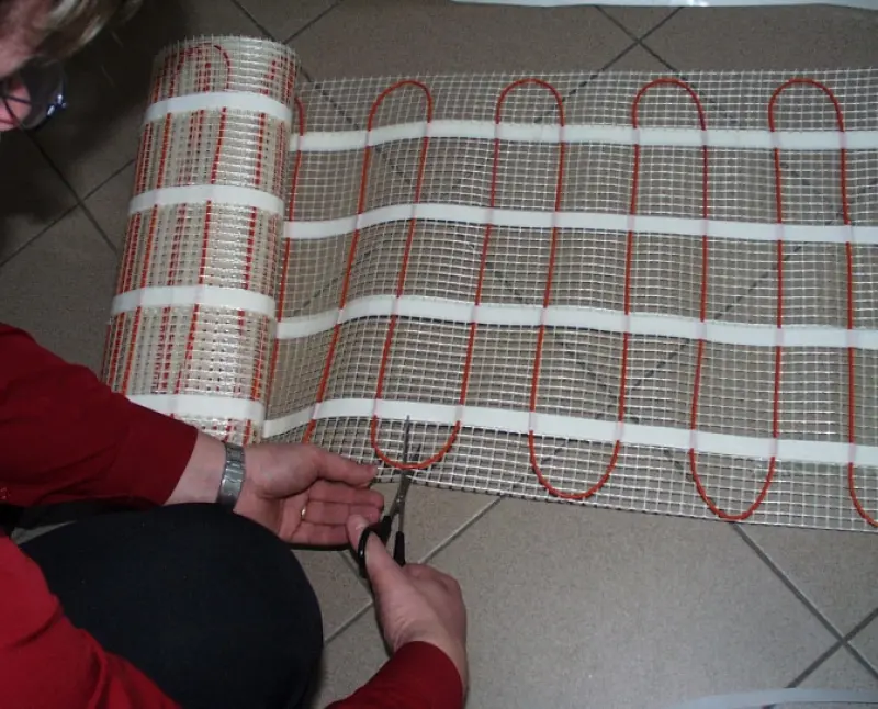 TopLine Heating Elektrische badkamer vloerverwarming 4 m2 - 640W incl. digitale thermostaat