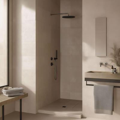 Waterevolution Flow inbouw douchethermostaat met 1 omstelkraan gun metal 1208948849