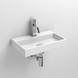 Clou Mini Wash Me fontein 38cm met kraangat wit keramiek